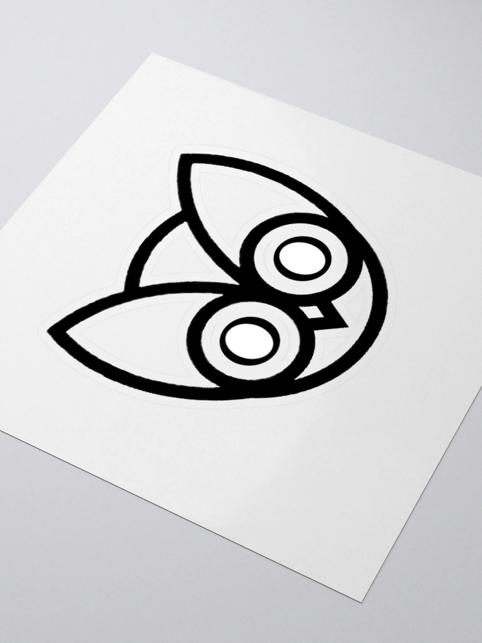 Owl logo sticker product image (3)