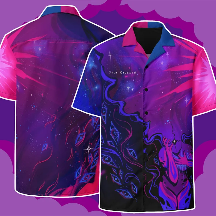 Bisexual Subtle Pride Eldritch Horror Button Up Shirt product image (2)