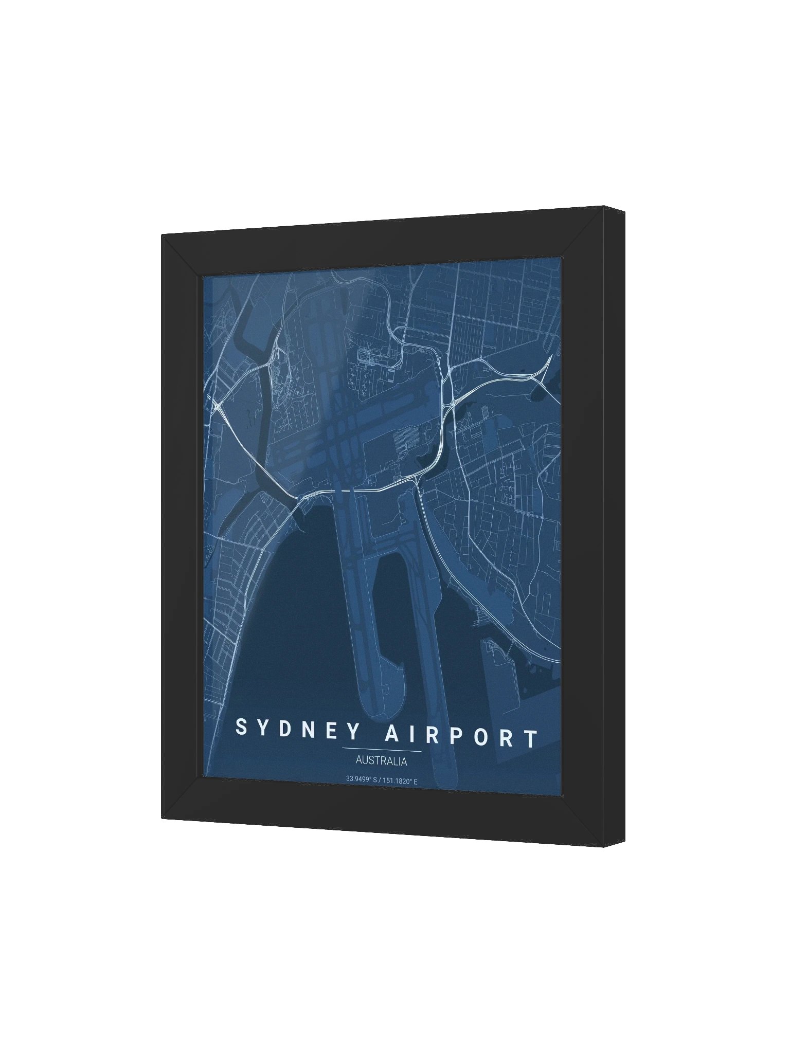 Sydney Airport Blueprint Poster product image (12)