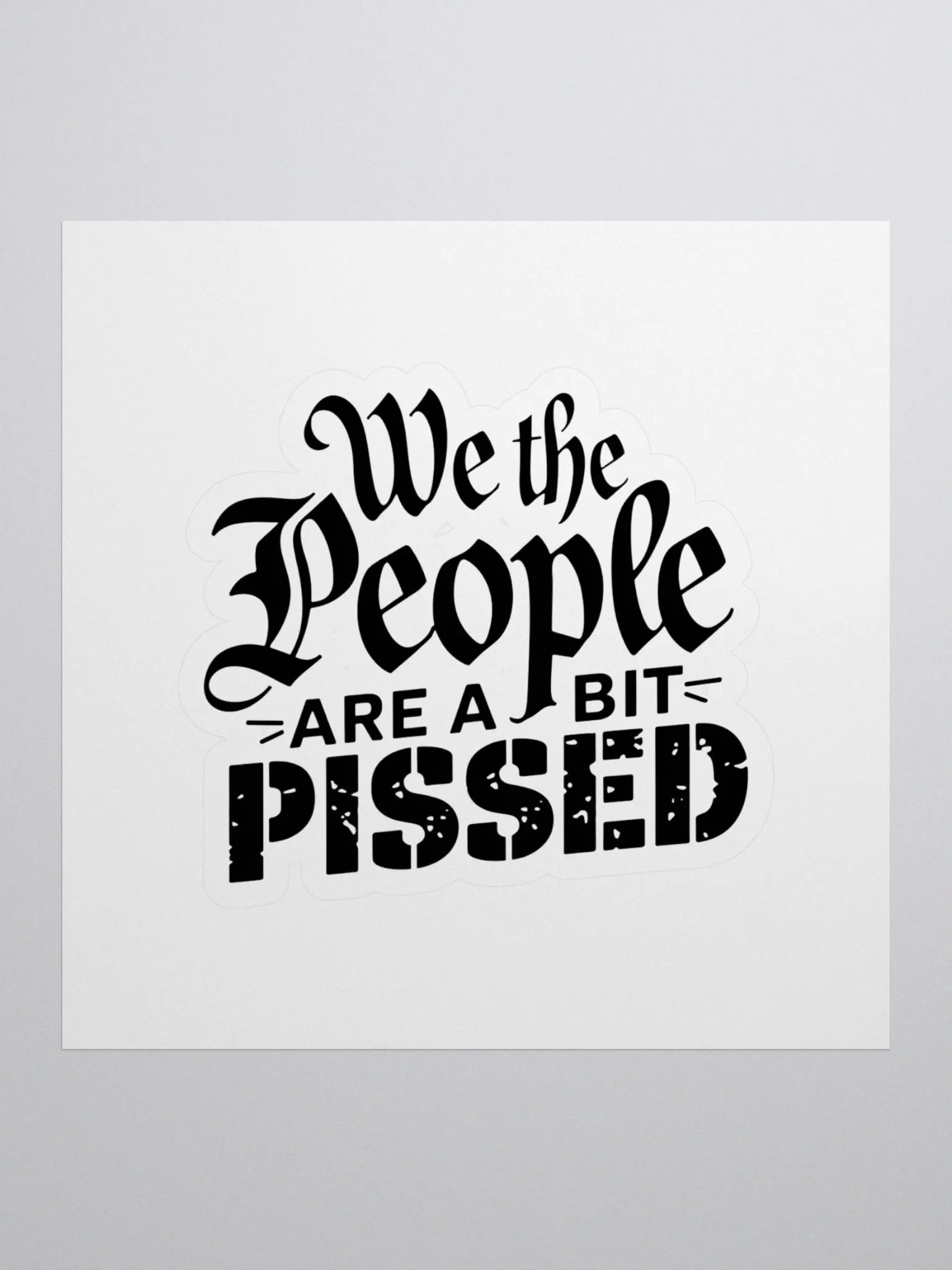 We the People - Kiss Cut Stickers product image (1)