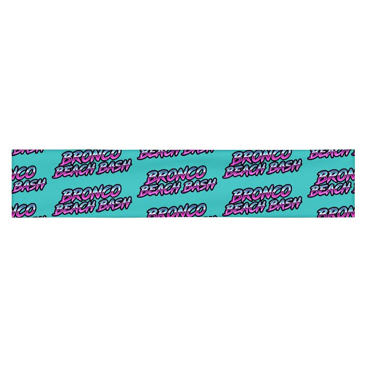 2026 Bronco Beach Bash OBX / Destination Bigfoot Bronco Collab All Over Print Headband (Dark Turquoise) product image (2)