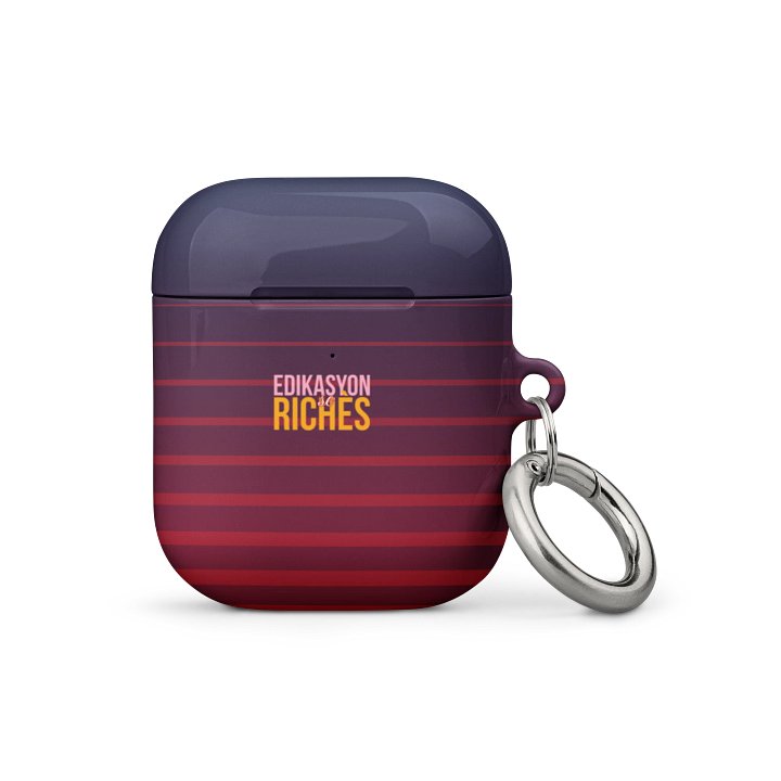 Edikasyon se Richès All-Over Print AirPods® Case – Protect with Pride. Charge with Purpose. product image (1)