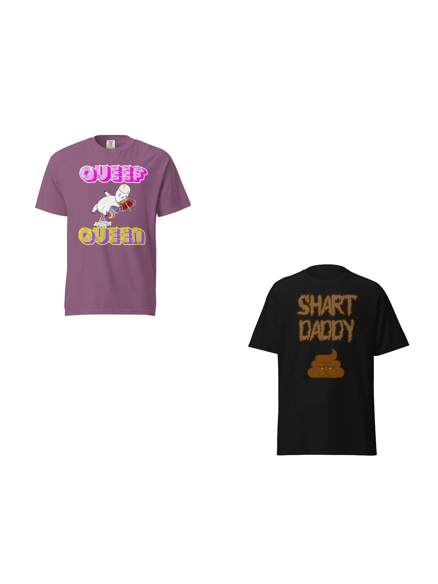 Shart Daddy/Queef Queen Couple Shirt Bundle product image (1)