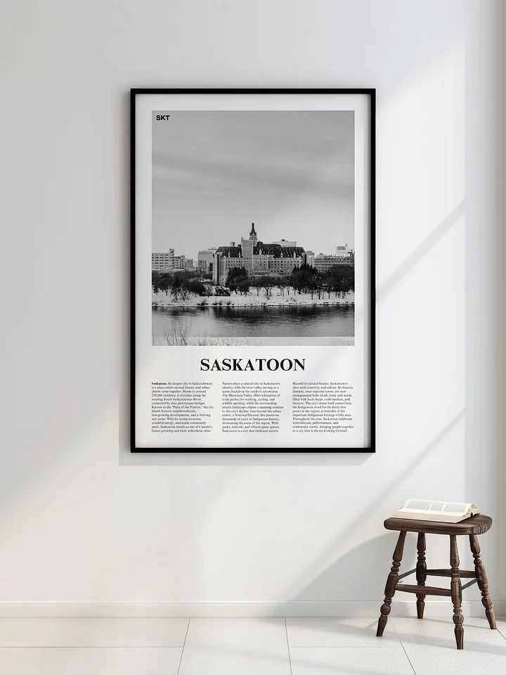 Saskatoon 01 Newspaper Poster | Framed product image (12)