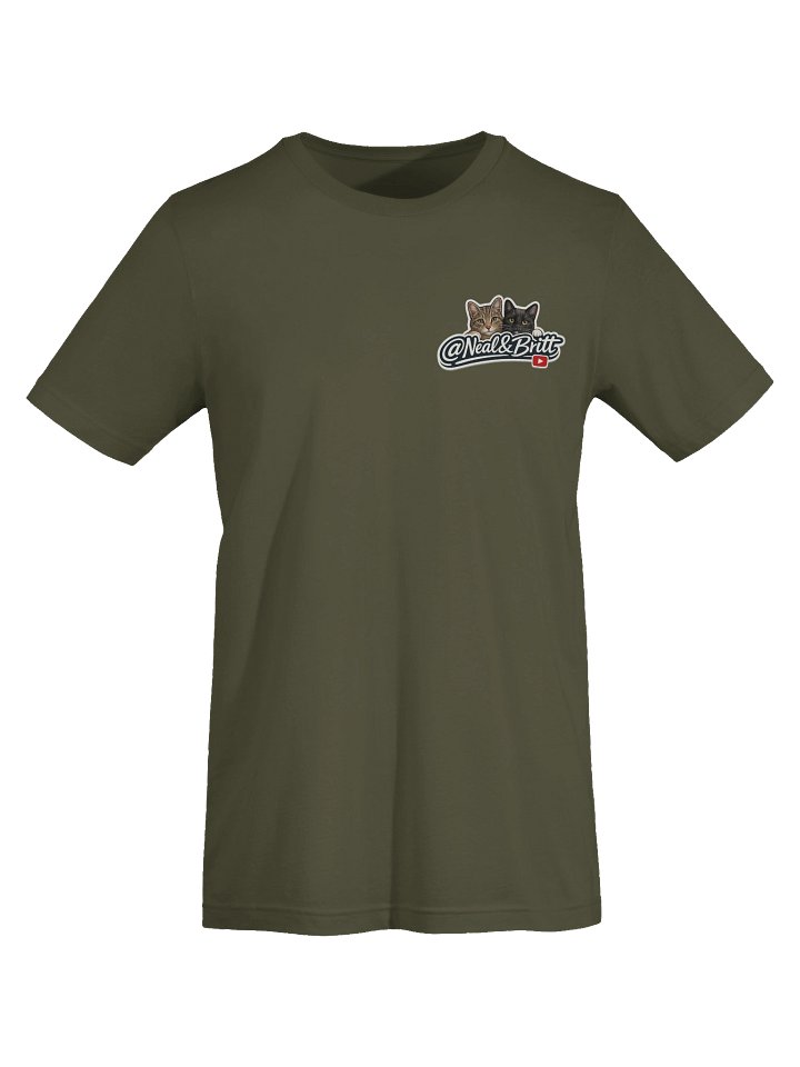 Cats - N&B Military Green Tee product image (1)