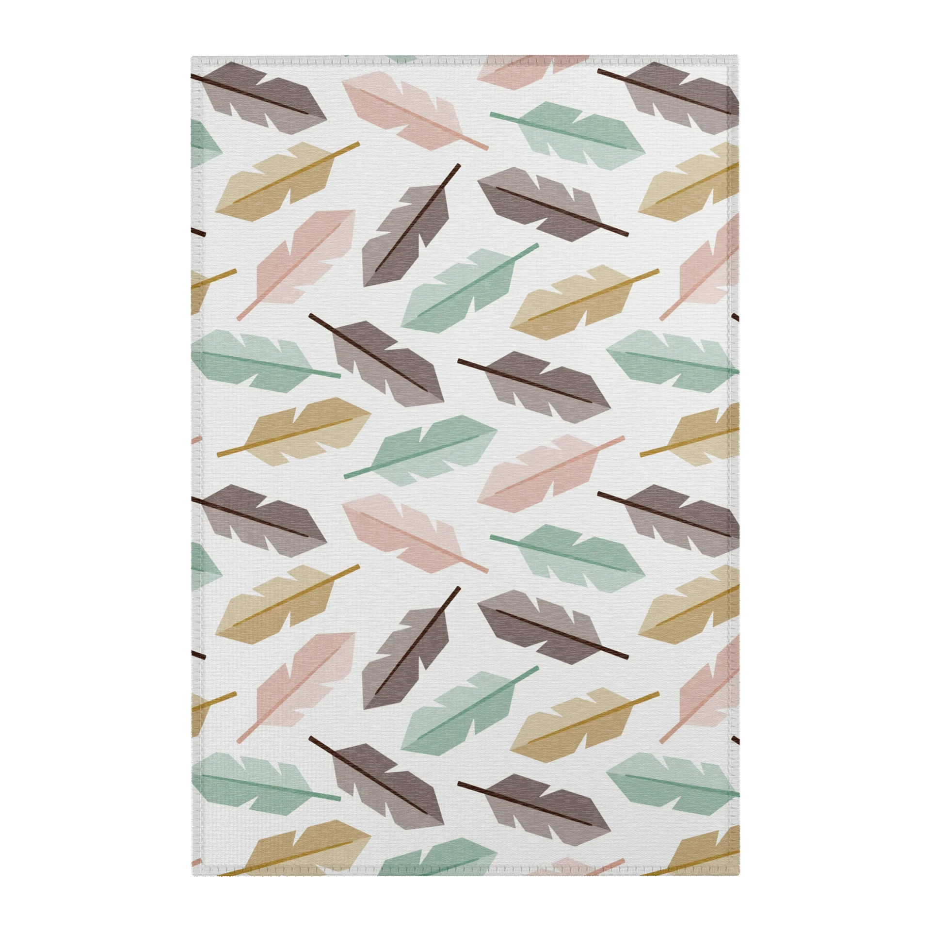 Mid-Century Modern Feathers Area Rug product image (1)