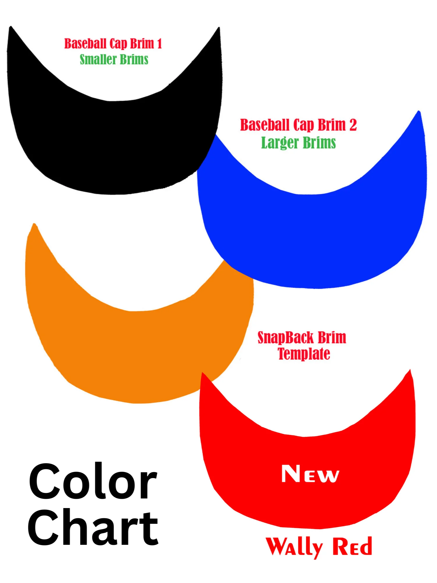 Original Hat Template - How to add an Image to the Bottom Brim of Your Hat - DIY Video Included - PDF PSD PNG Editable in Canva product image (4)