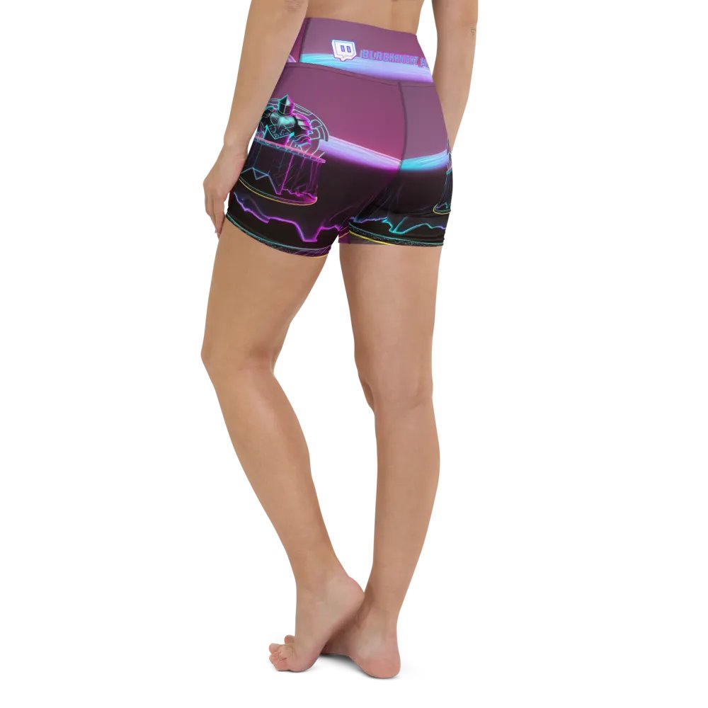 Blackknight513 All-Over Print Yoga Shorts product image (1)