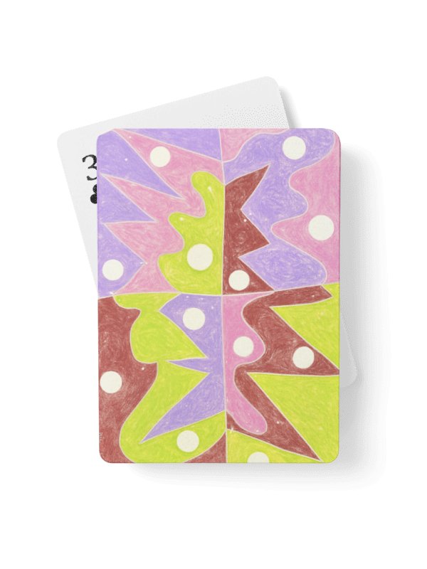 Cartoon College 3 Playing Cards product image (1)