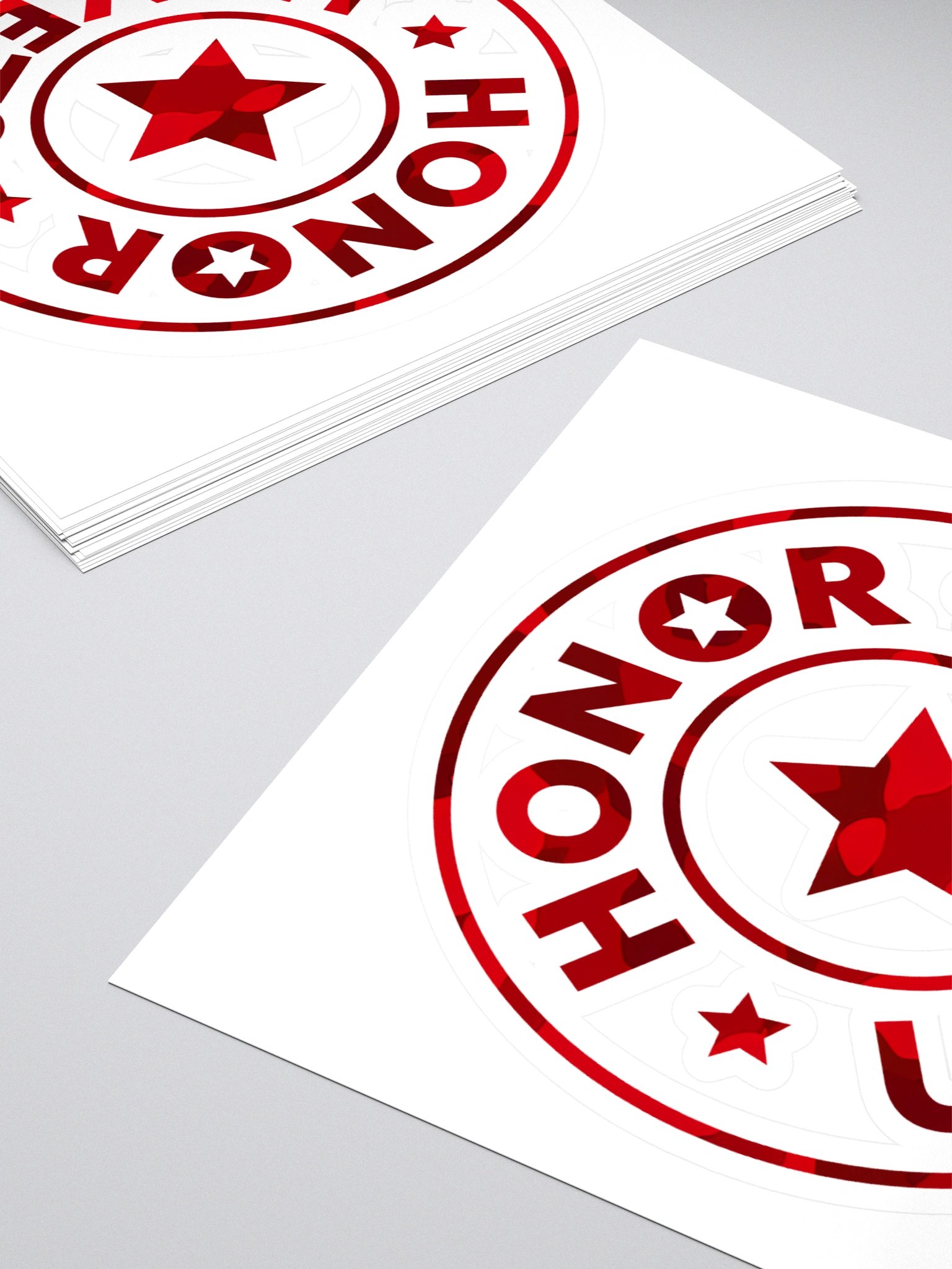 HONORUSVETS - RED STAR STICKERS product image (4)