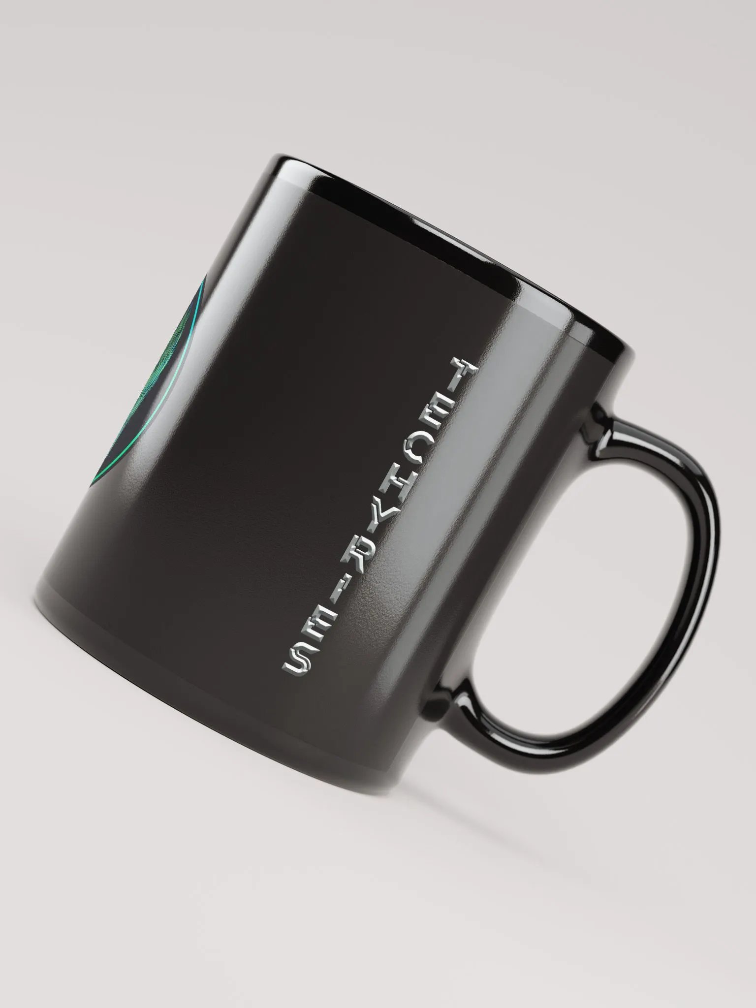 Techyries Logo Black Glossy Mug product image (4)