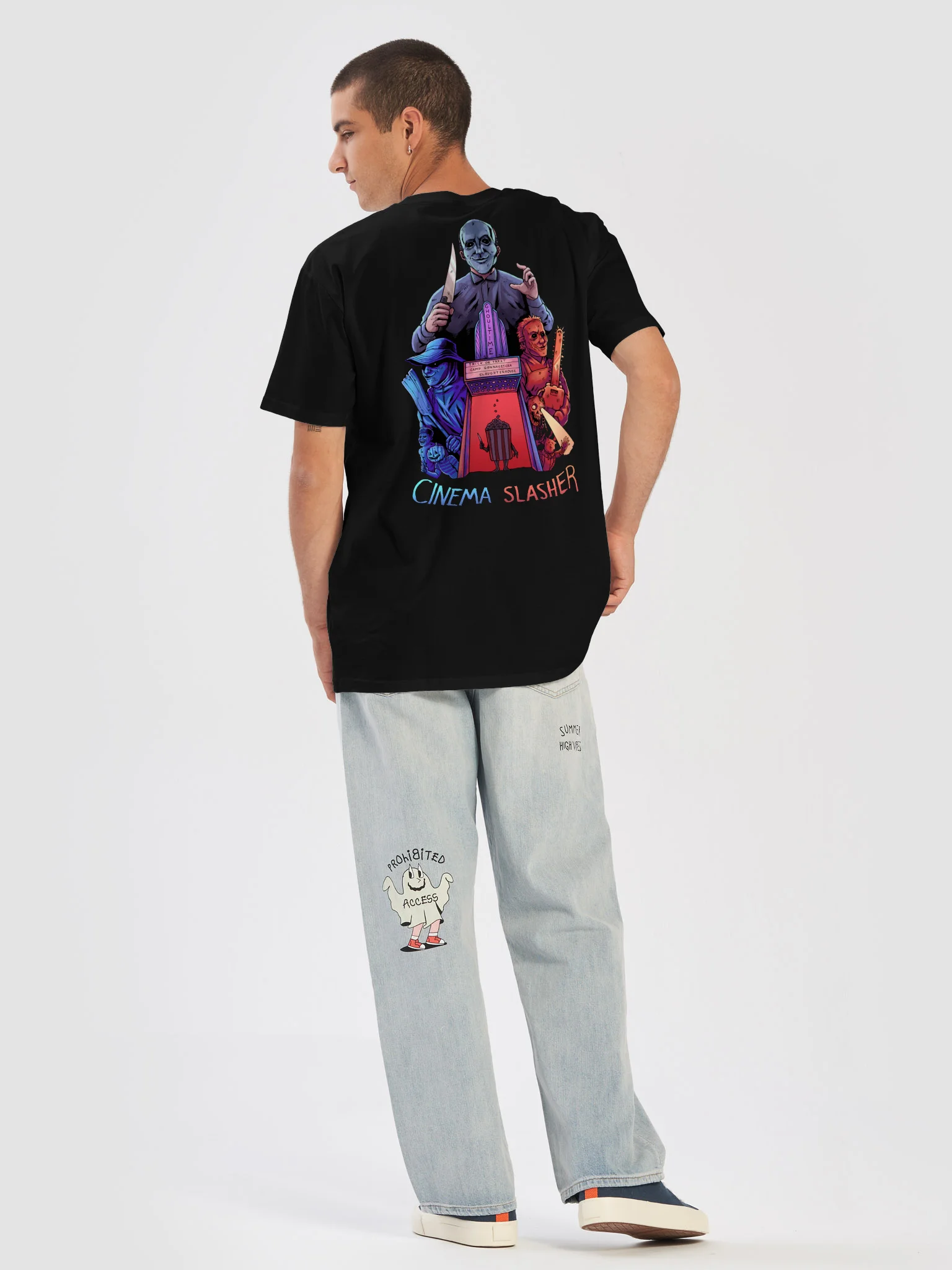 Cinema Slasher Back Print Tee product image (6)