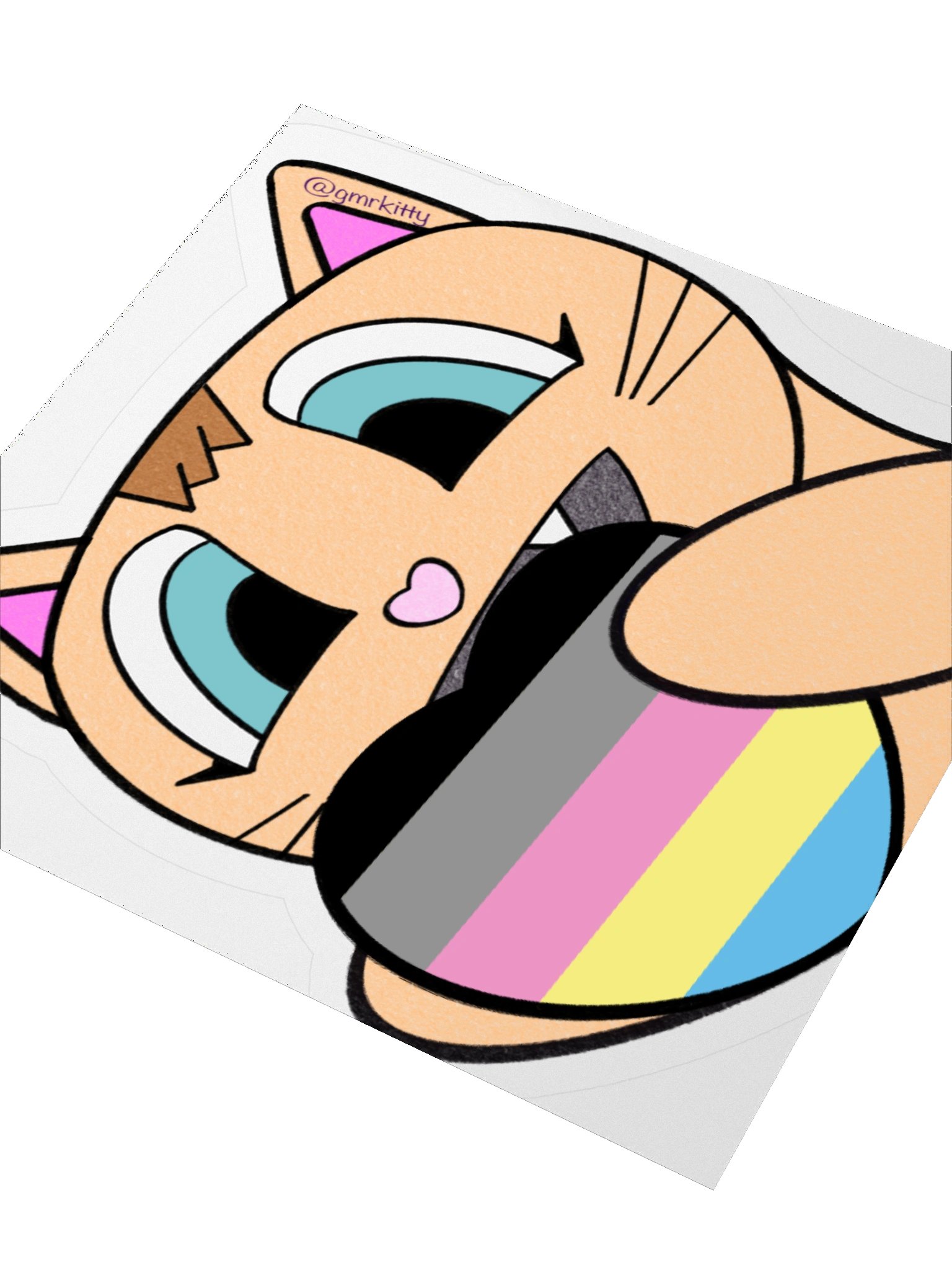 Polygender Pride Kitty Sticker product image (8)