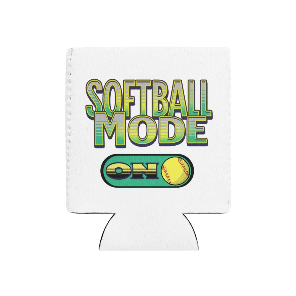 Softball Mode On Can Cooler product image (1)