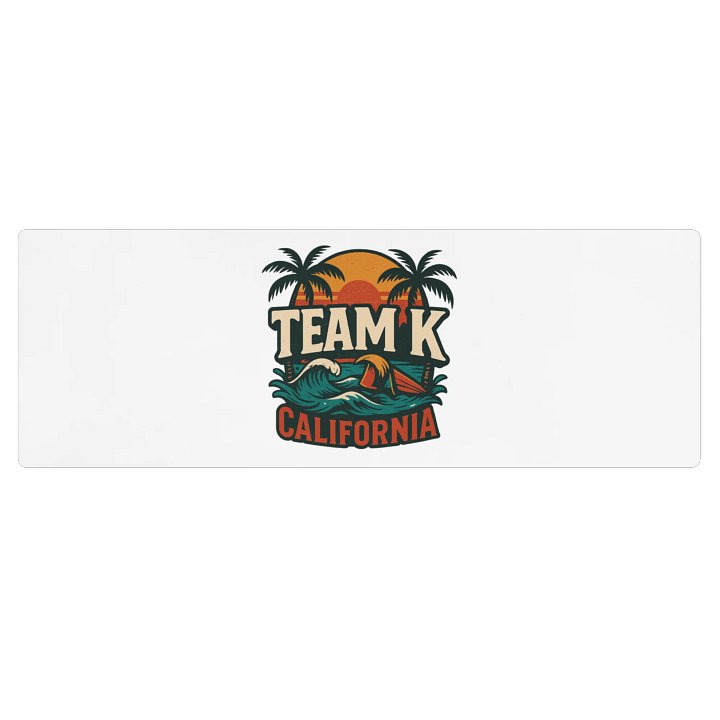 TEAM K CALIFORNIA Yoga Mat product image (1)