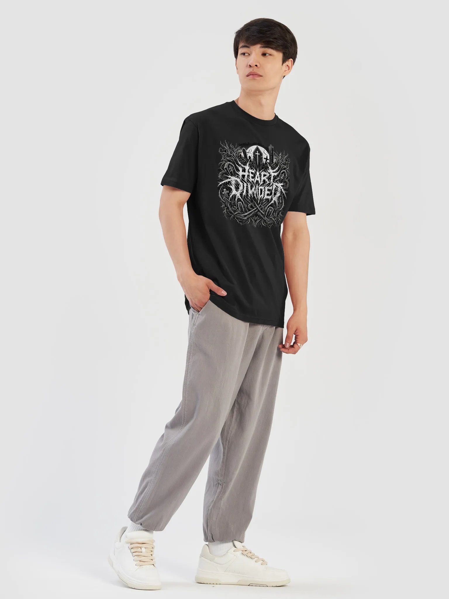 Heart Divided Graveyard Logo T product image (7)