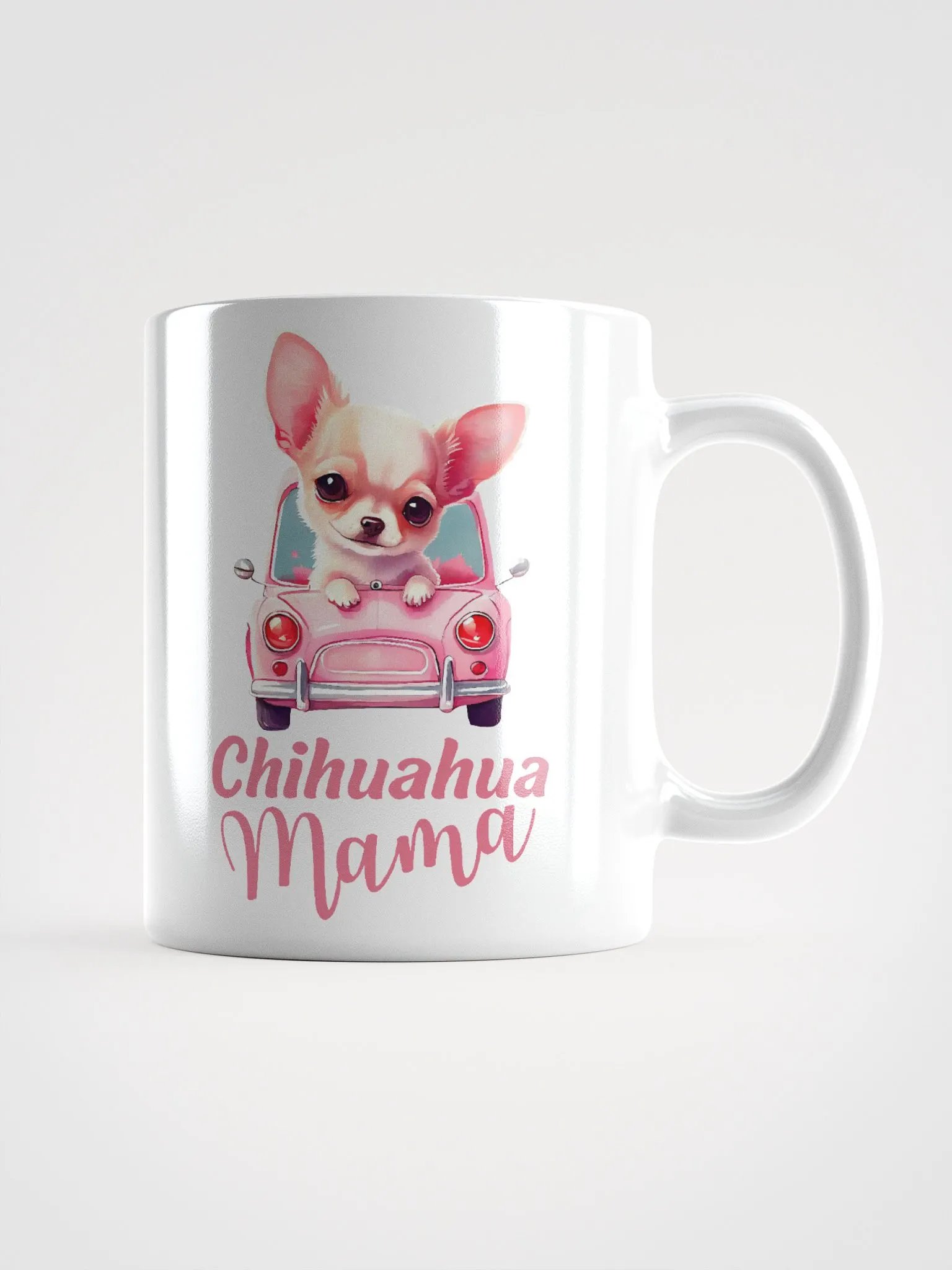 Chihuahua Mama White Glossy Mug product image (2)