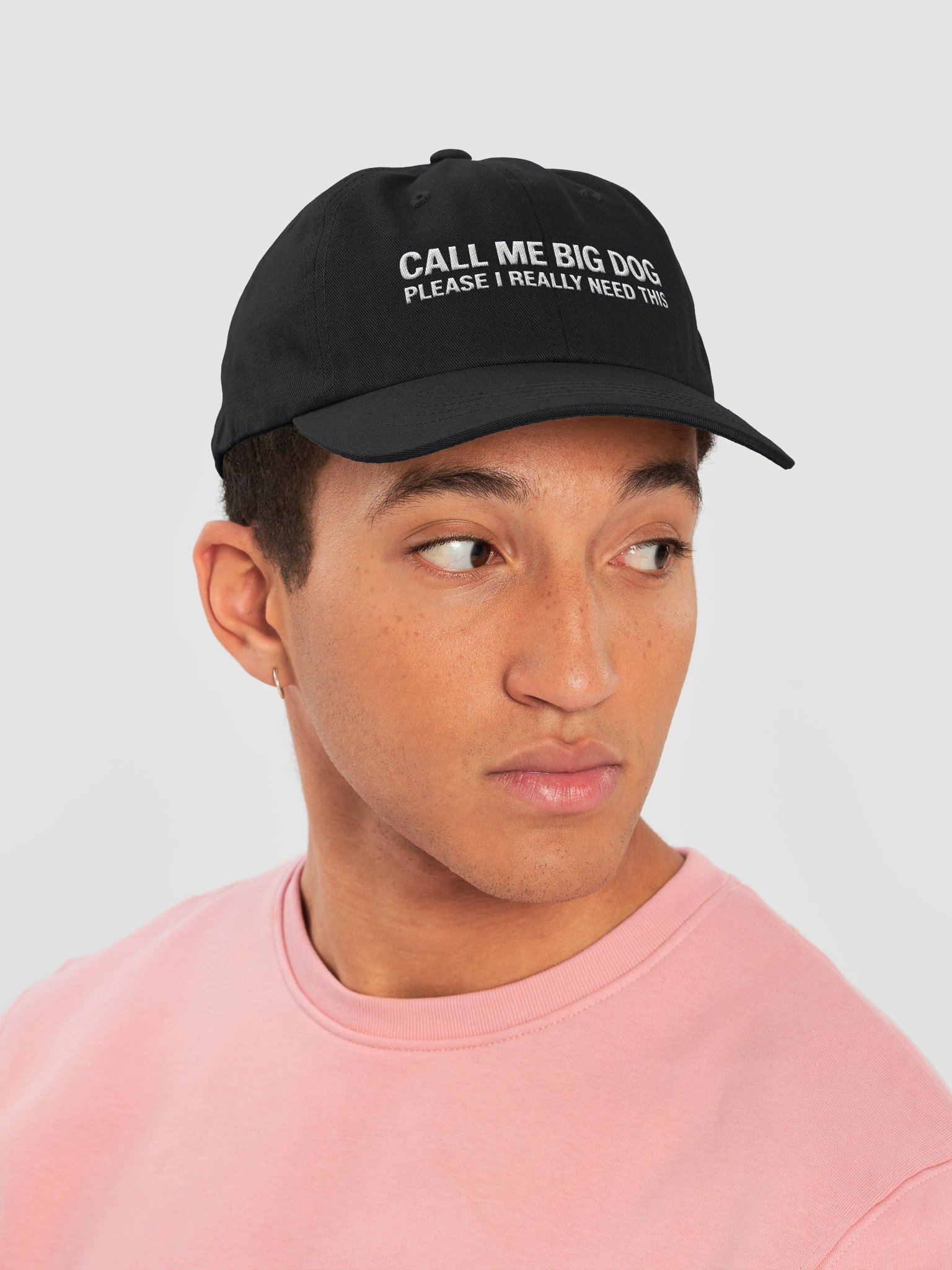 Call Me Big Dog Hat – Funny Embroidered Baseball Cap product image (29)