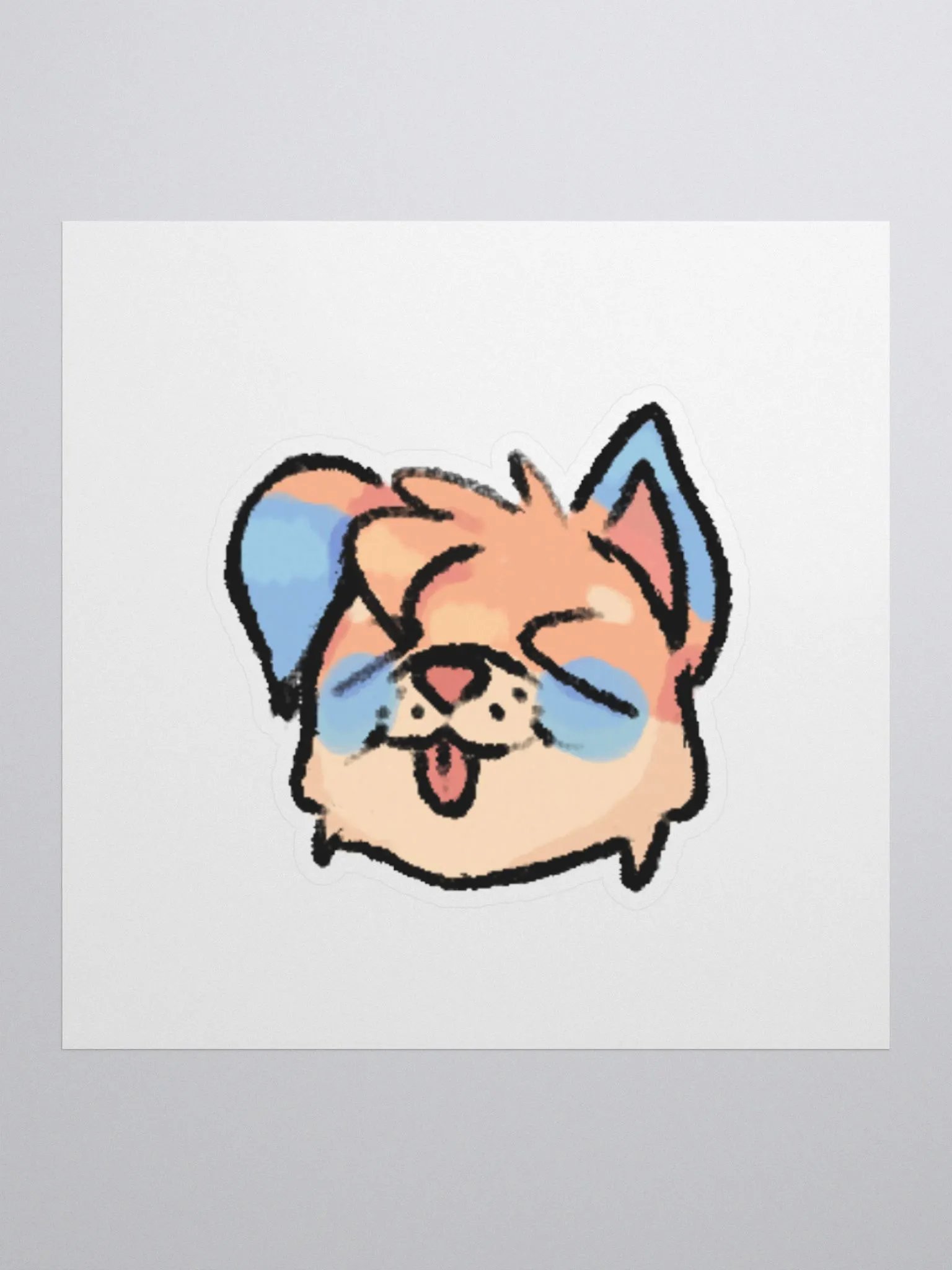 Bleppy Blue Stickers product image (1)