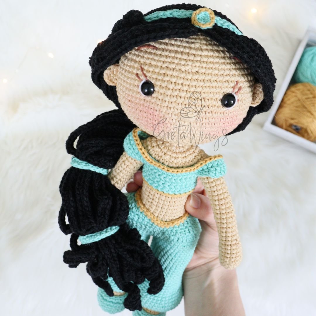 Princess Jasmine Amigurumi Crochet Pattern (Digital Download) product image (5)