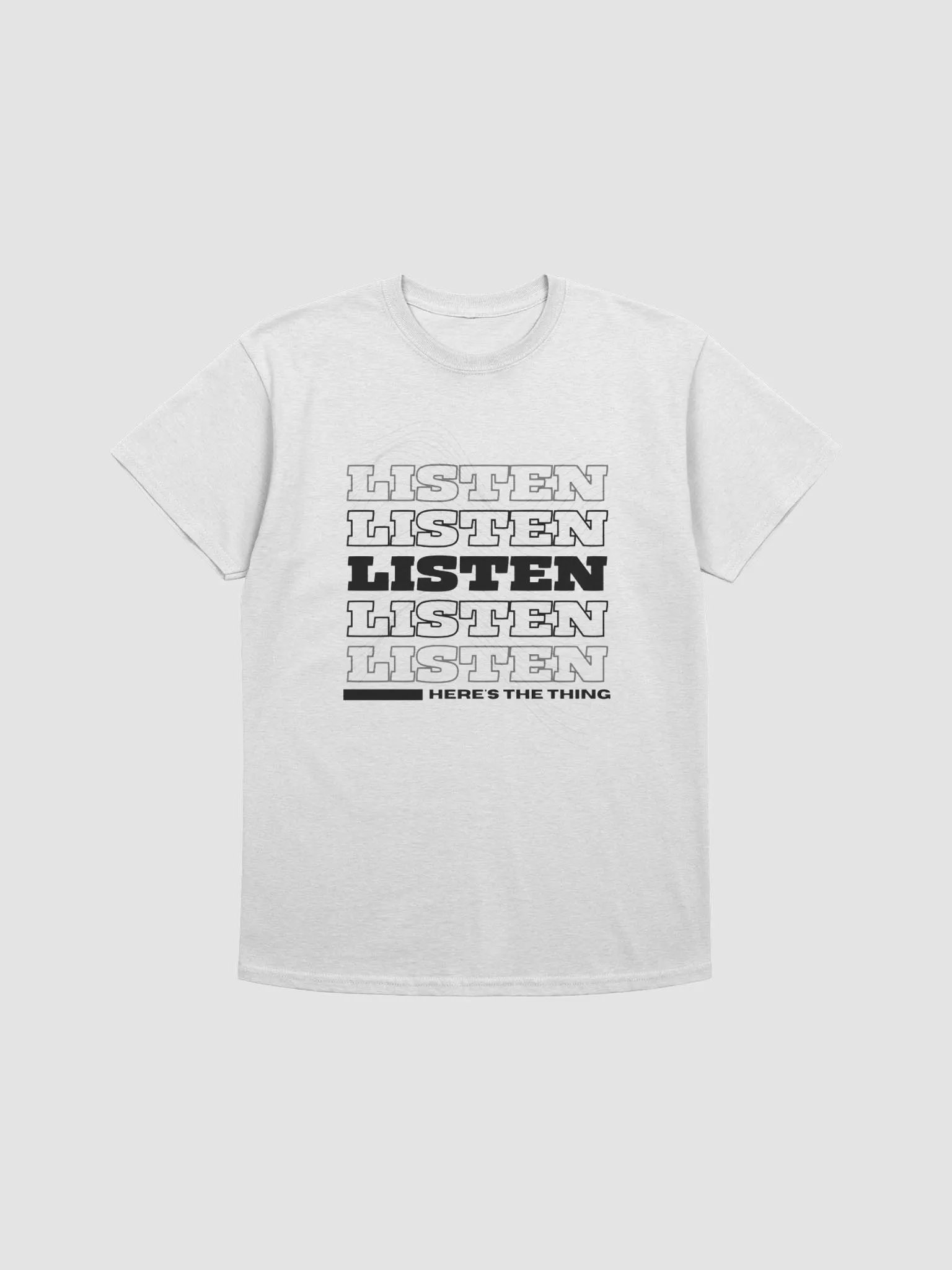 Listen (Light Tee) product image (4)
