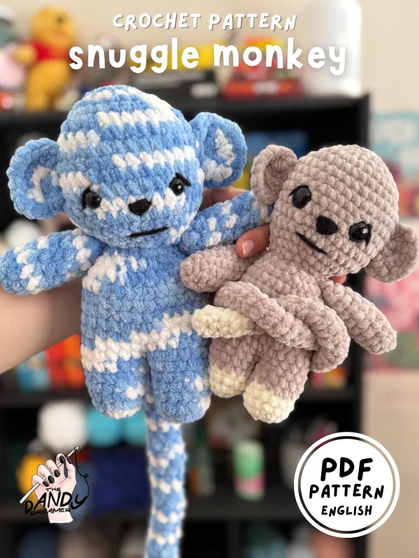 Snuggle Monkey Crochet Pattern | Digital PDF File product image (1)