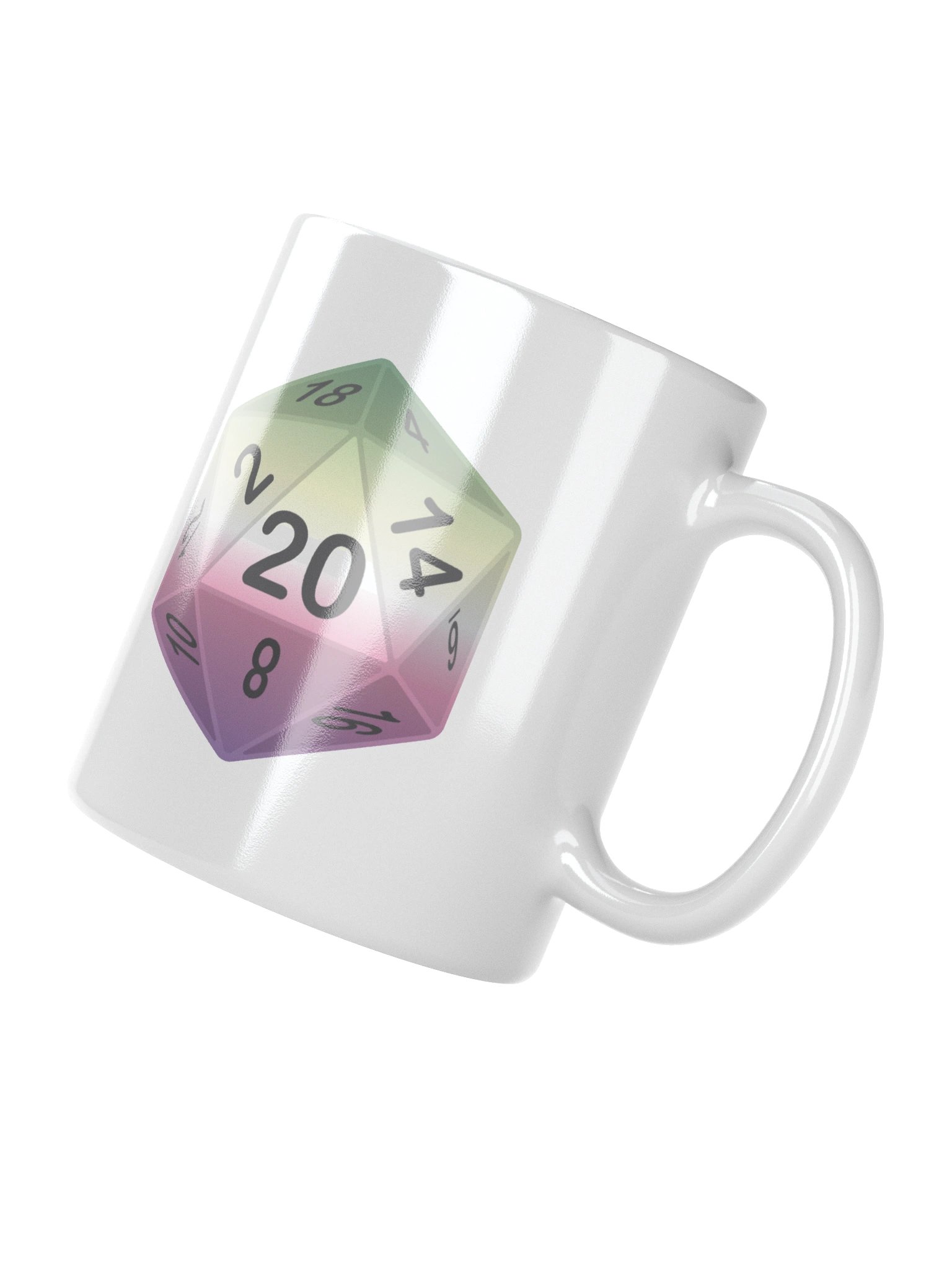 Genderfae Pride D20 Mug product image (4)