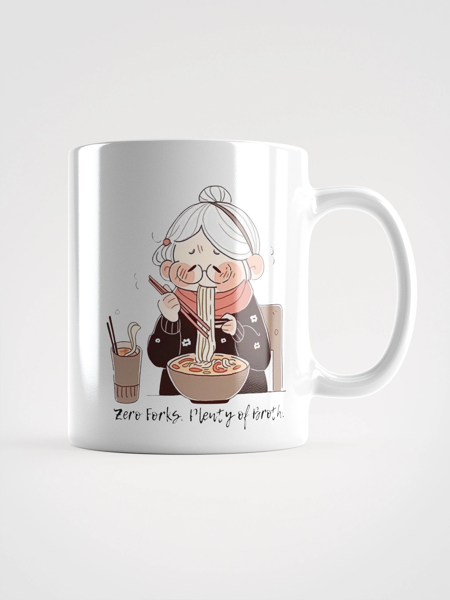 Zero Forks Plenty of Broth Microwave Mood Mugs™ product image (1)