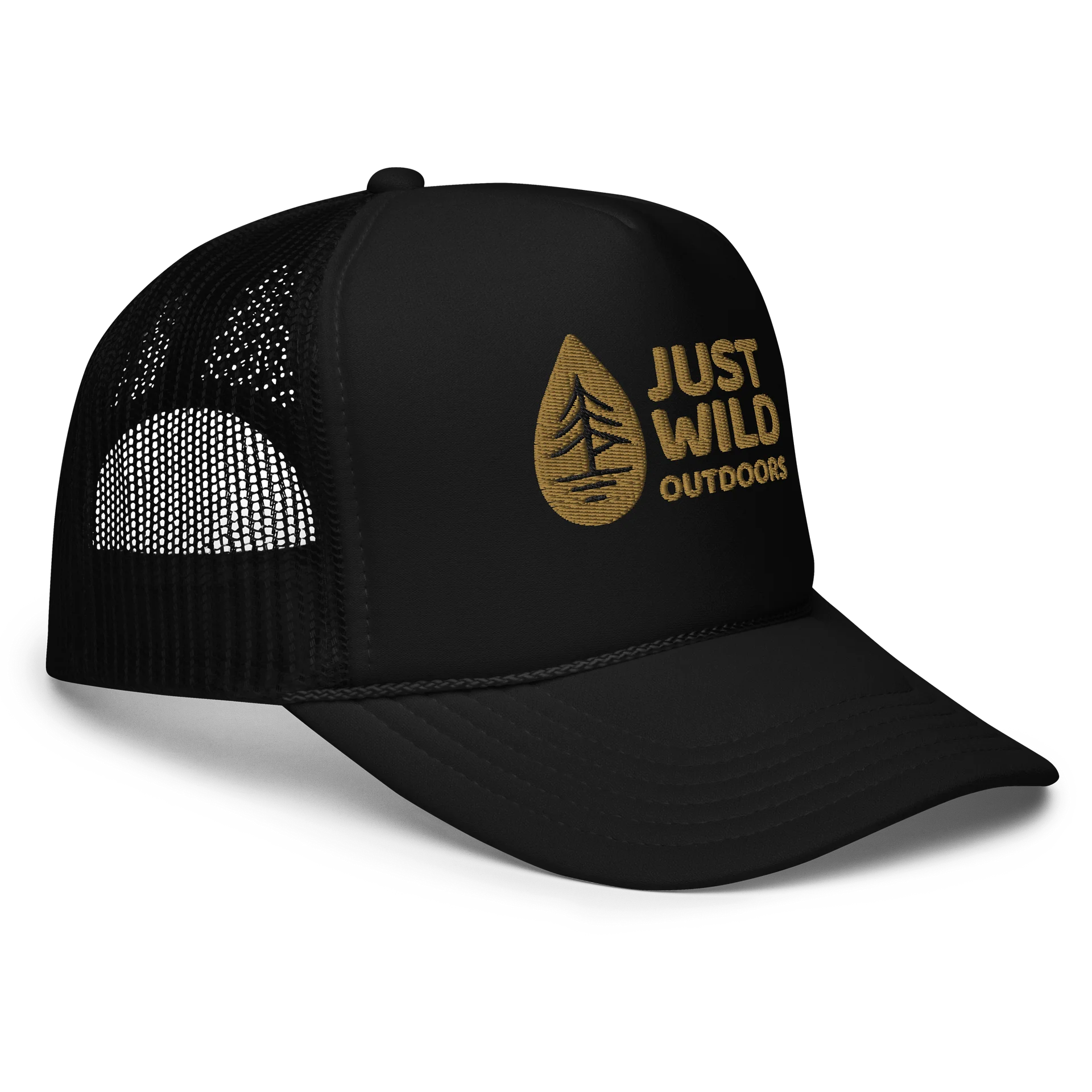 Just Wild Outdoors Old Gold Trucker Hat (In the middle) product image (3)