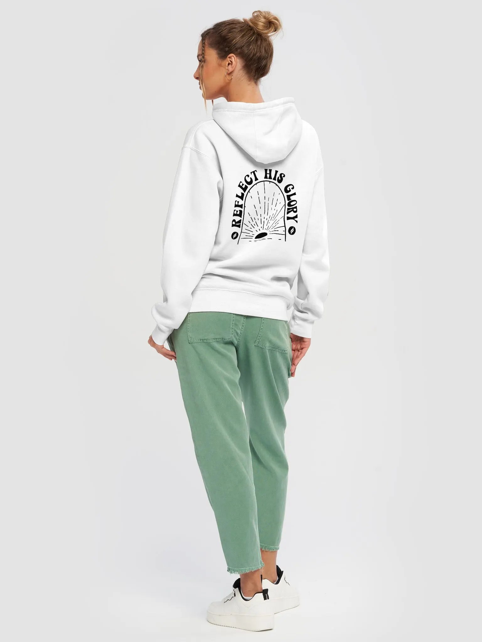 Reflect His Glory Hoodie | Black product image (22)