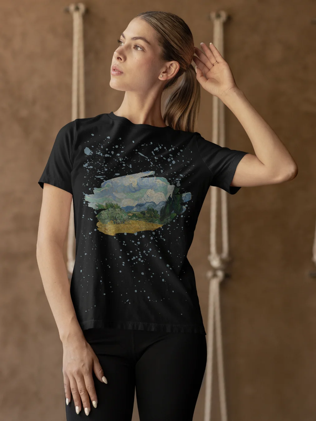 Wheat Field with Cypresses (Vincent van Gogh) T-Shirt product image (1)