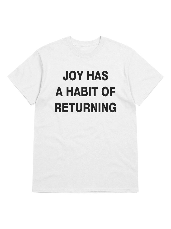 JOY HAS A HABIT OF RETURNING T-Shirt product image (1)