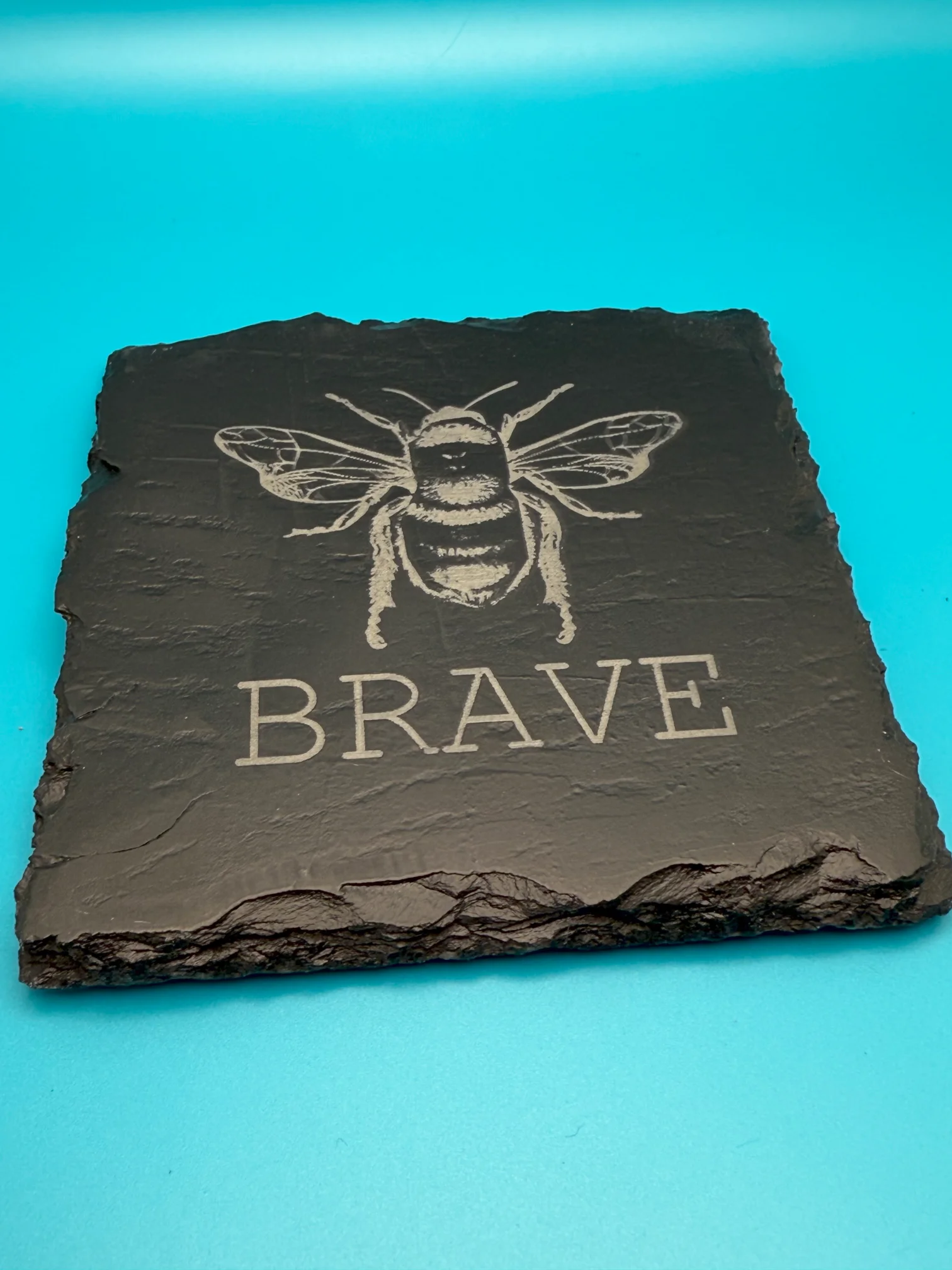 Slate "Bee" Coasters - Individual Coaster product image (5)