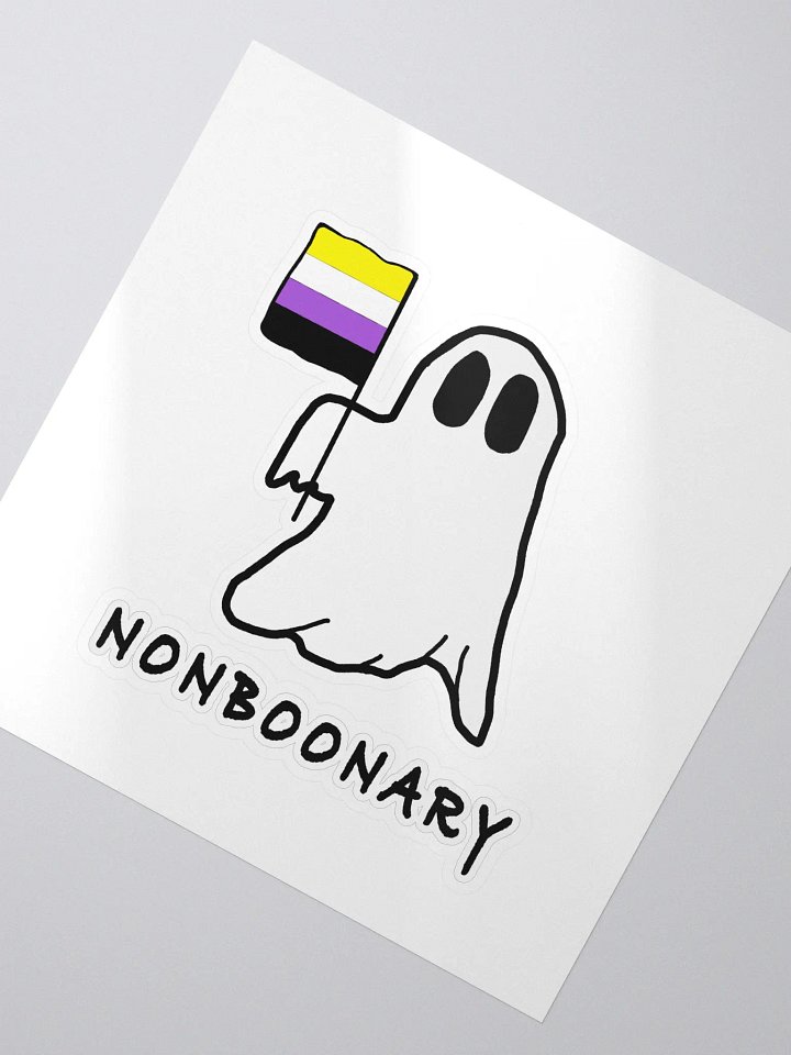 nonBOOnary Sticker product image (2)
