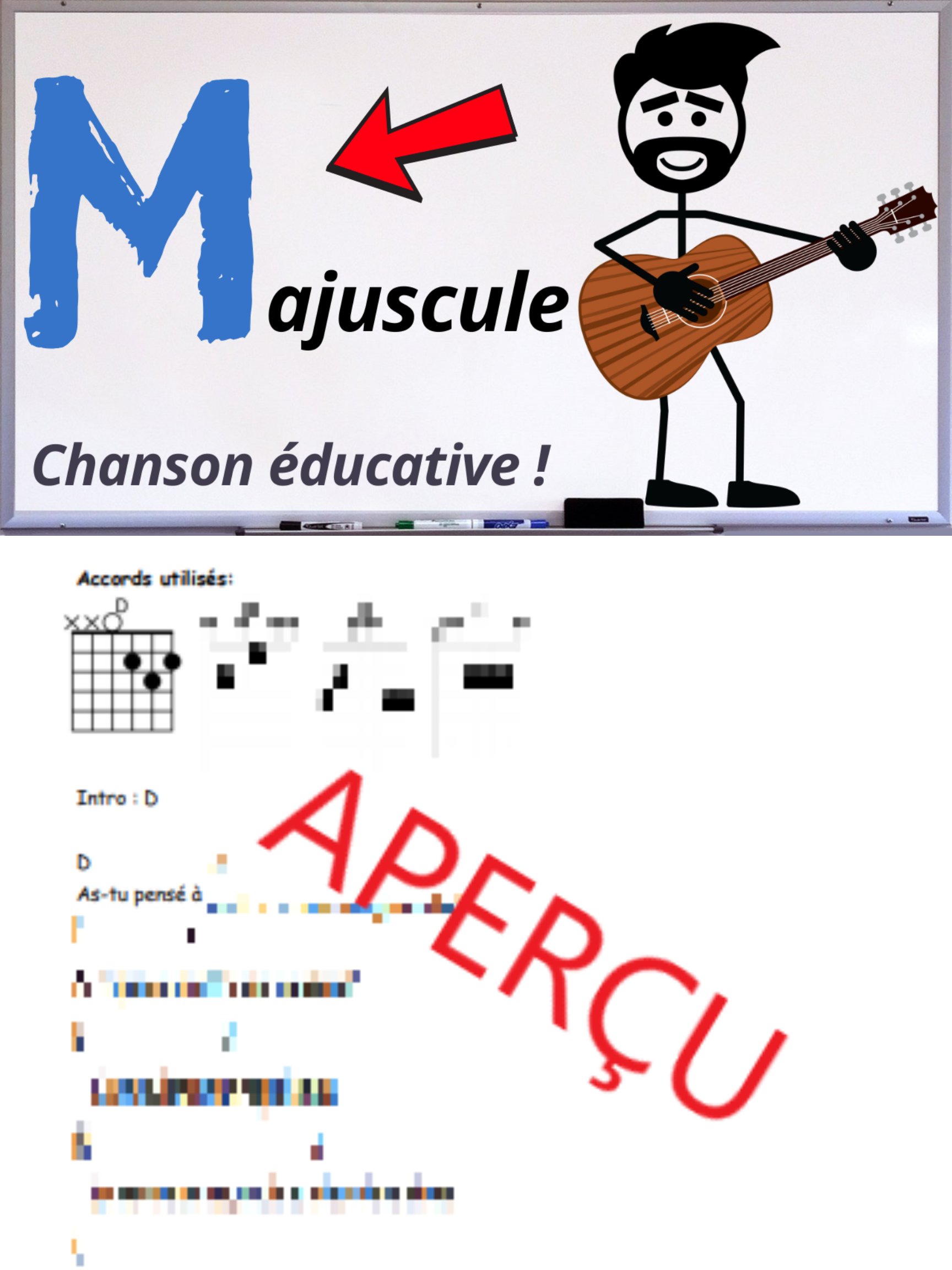 La majuscule - Accords de guitare product image (1)
