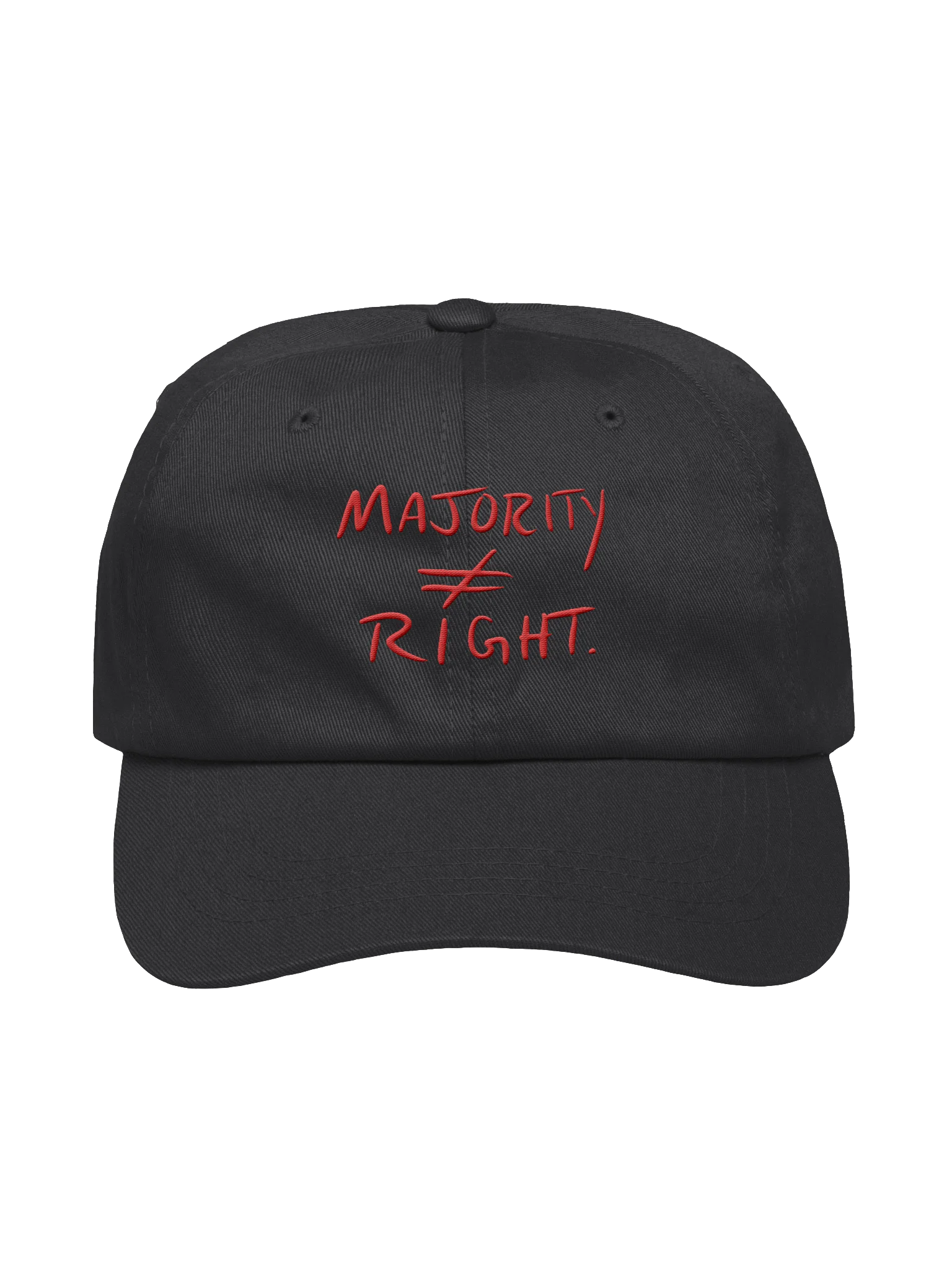Majority ≠ Right dad hat product image (2)