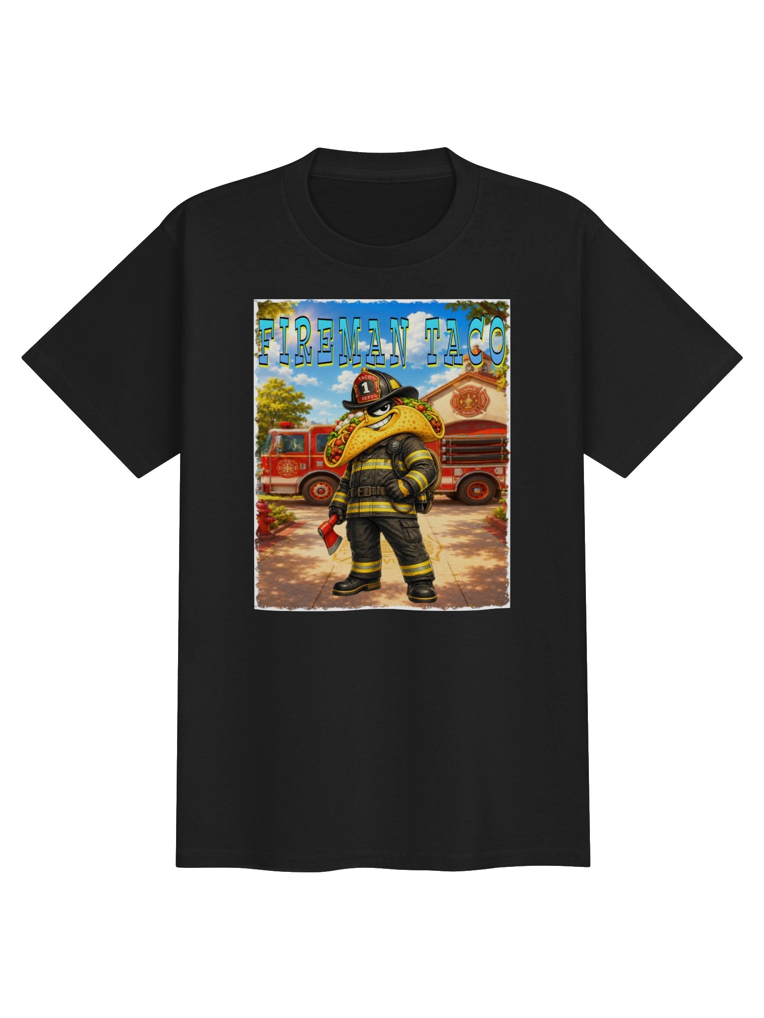 Fireman Taco Youth Tee - The Taco Family Kids product image (12)