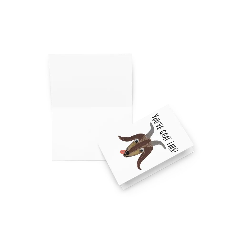 You've Goat This! Motivational Greeting Card product image (2)