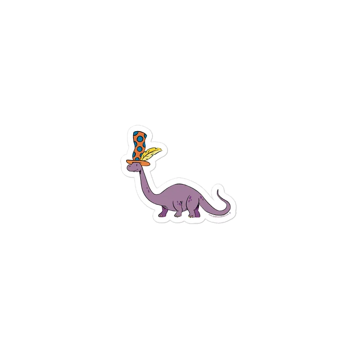 Silly Dinosaur Die Cut Sticker product image (2)