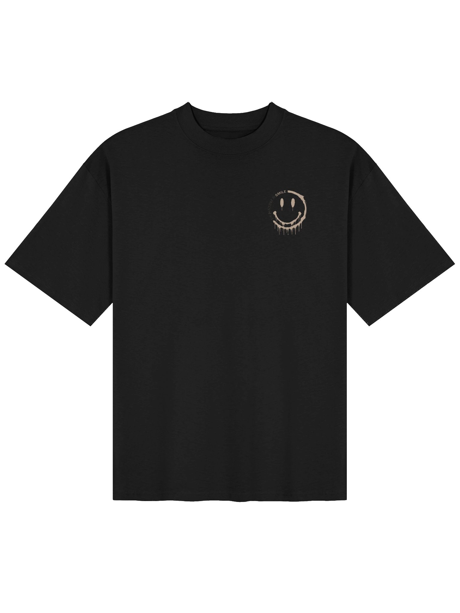 SMILE Organic Oversized Crew-Neck T-Shirt product image (1)
