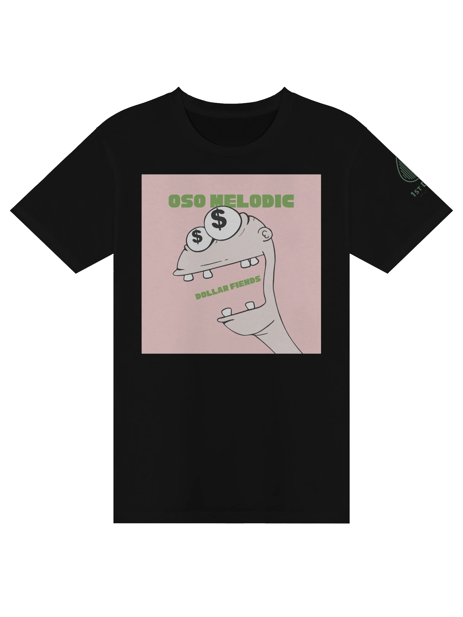 Oso Melodic Dollar Fiends Cover T-shirt — view 2