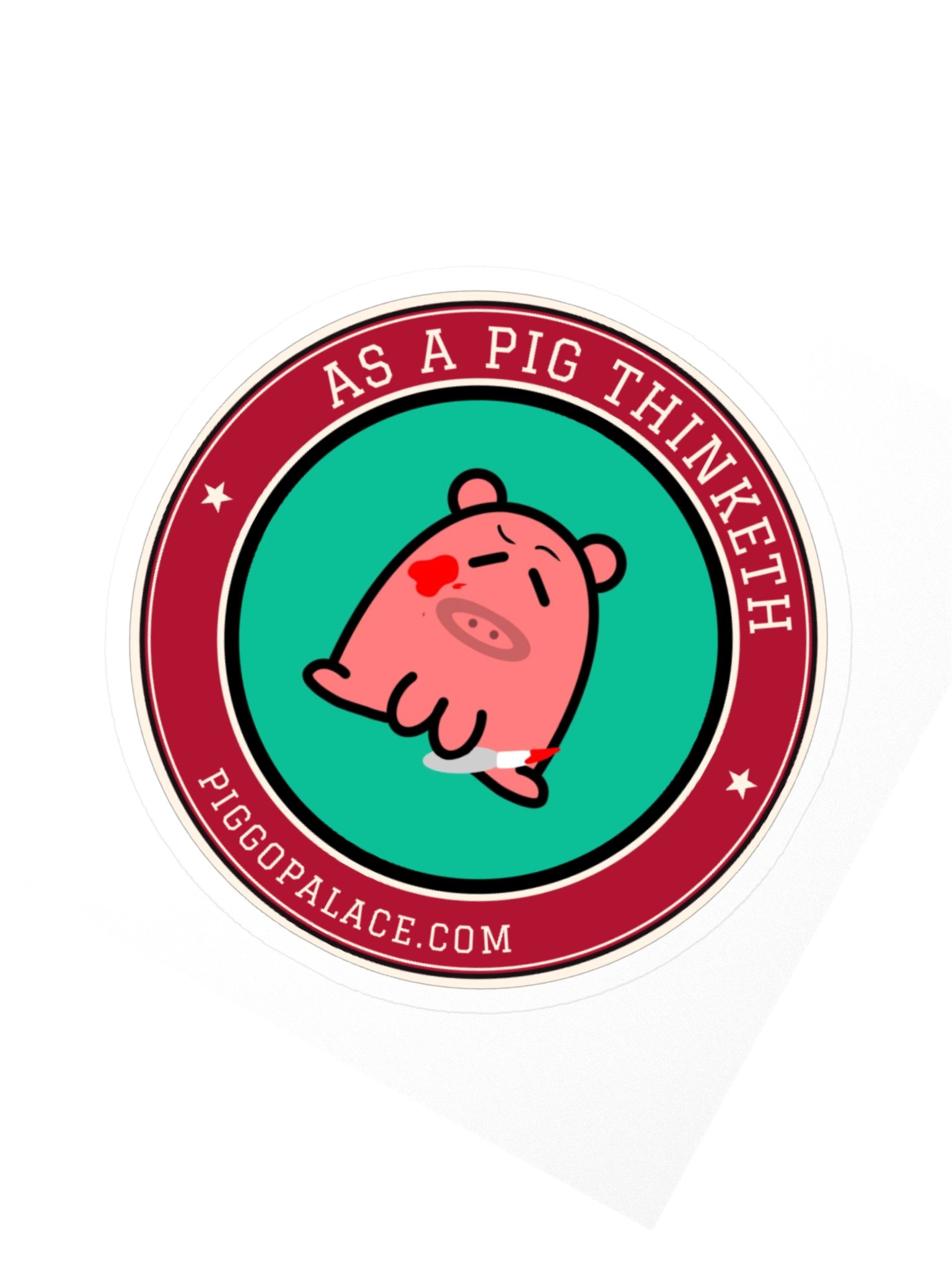 Murder Piggo Sticker | As a Pig Thinketh product image (5)