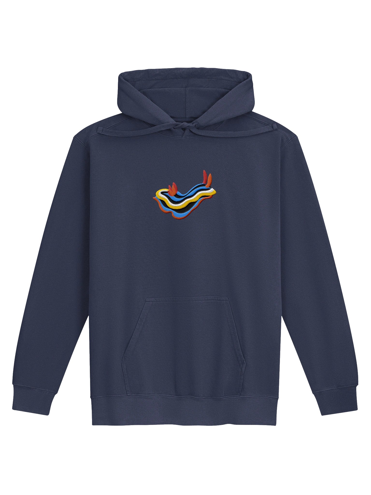 Chromodoris Nudibranch Embroidered Hoodie | Saltwater Reef Aquarium & Ocean Lover Apparel product image (3)