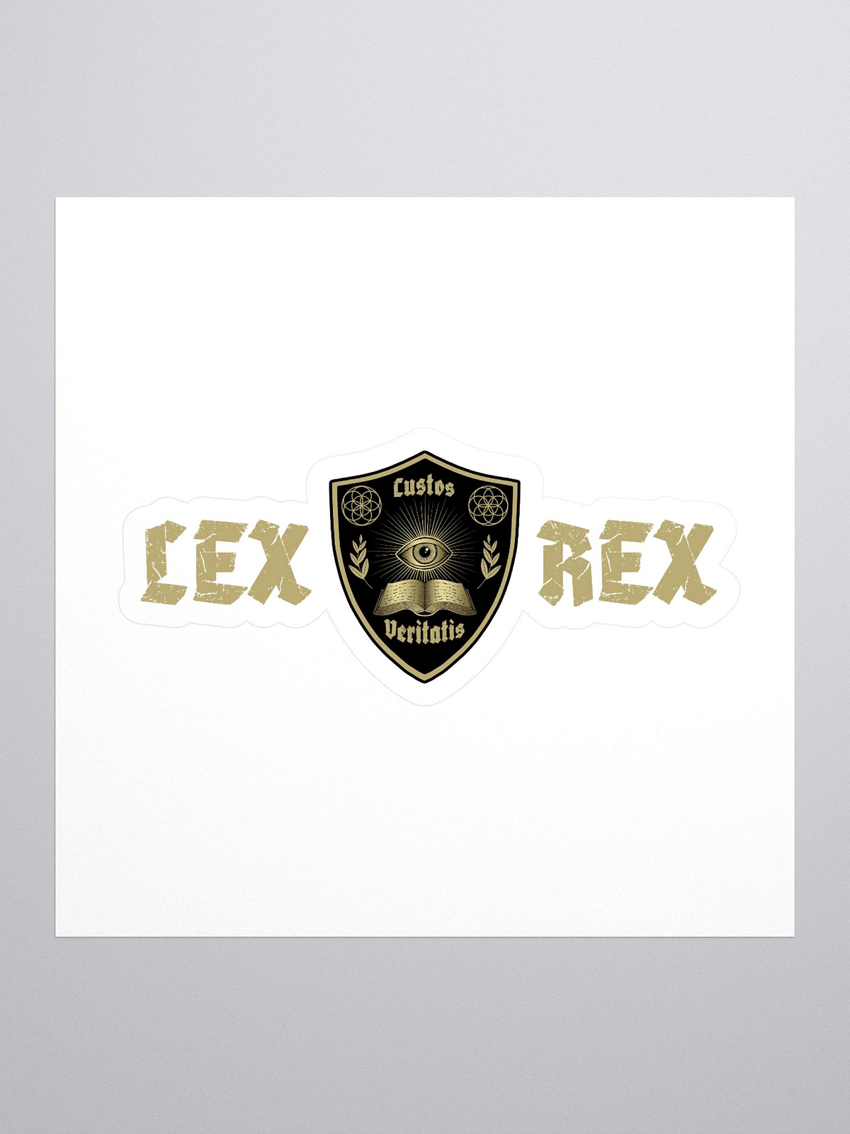Lex Rex Sticker | Custos Veritatis