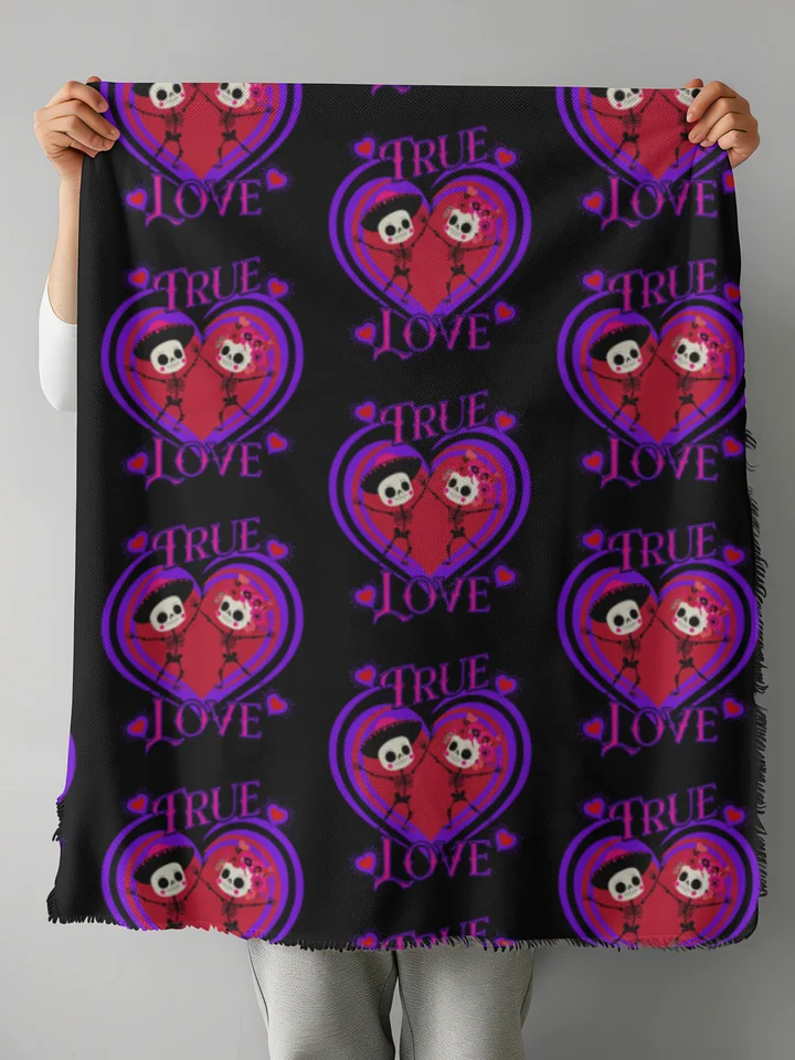 True Love Cute Skull Couple Blanket product image (1)