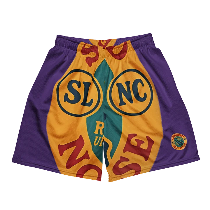 SLNC Logo Mesh Shorts (Purple) product image (1)