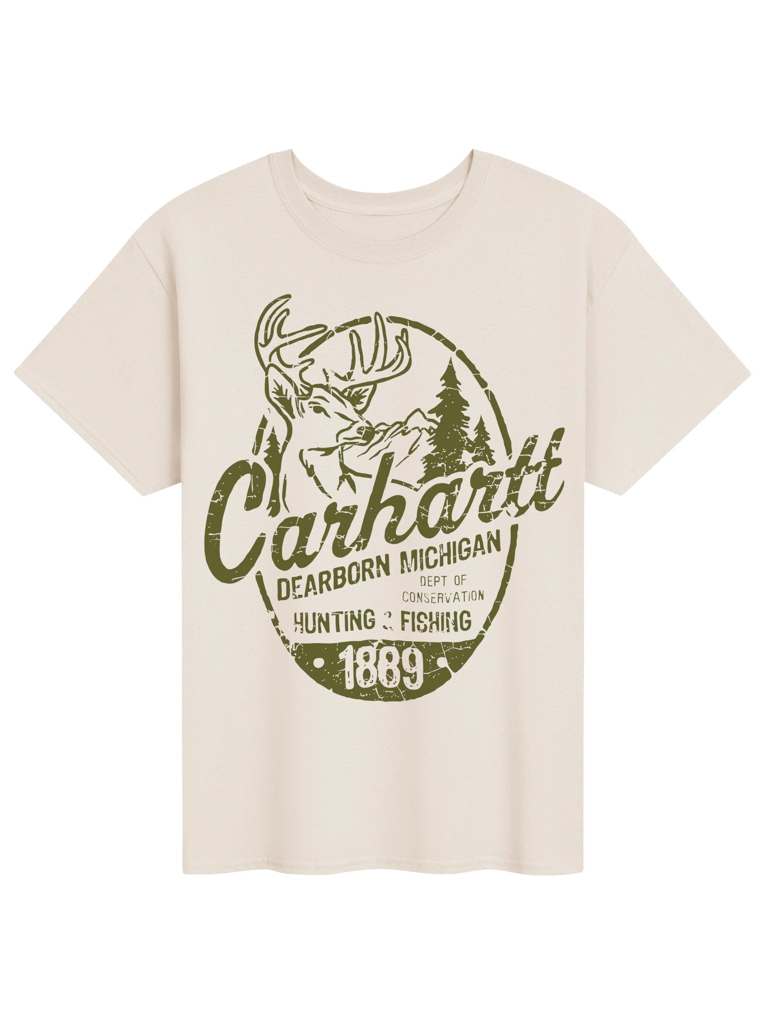 Carthage Vintage Hunting & Fishing T-Shirt – Michigan Outdoors Graphic Tee product image (26)