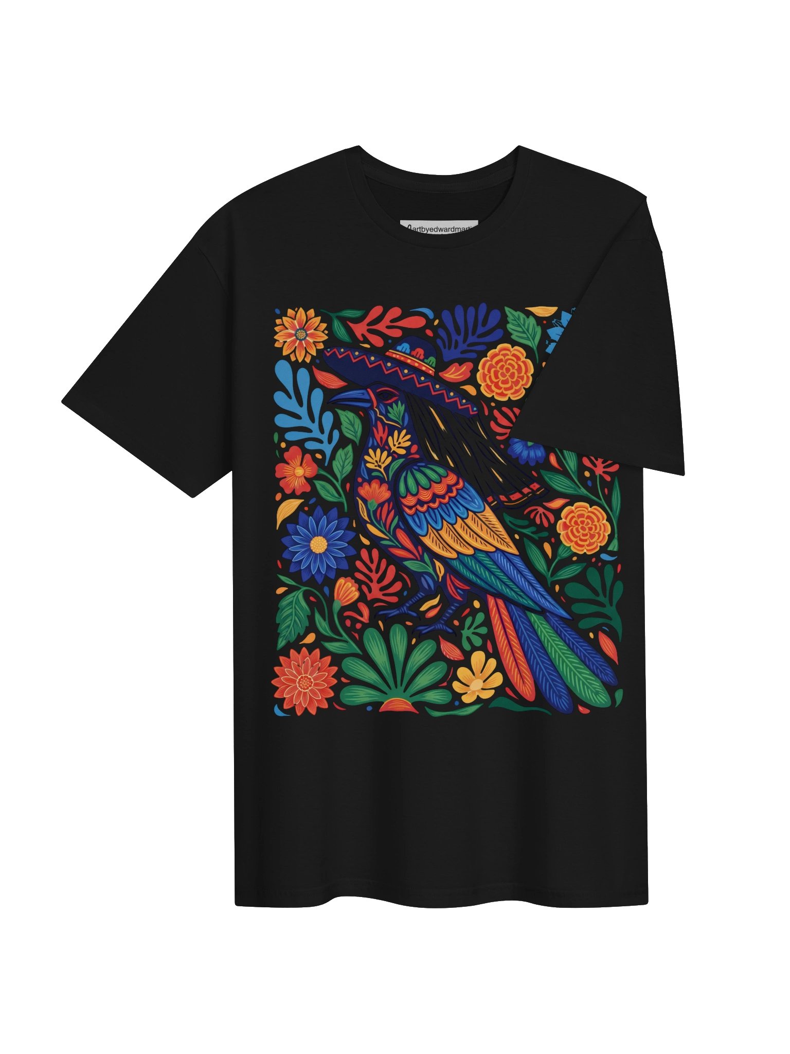 Folk-Art Raven Fiesta Tee product image (22)