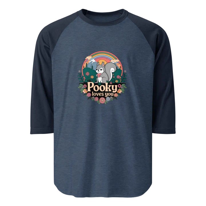 Pooky's Love Landscapes Raglan Tee product image (1)
