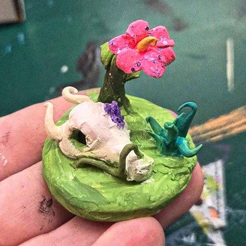 I had a lot of fun making game pieces for a local girl's board game she's been developing! It made me really miss these kinds...